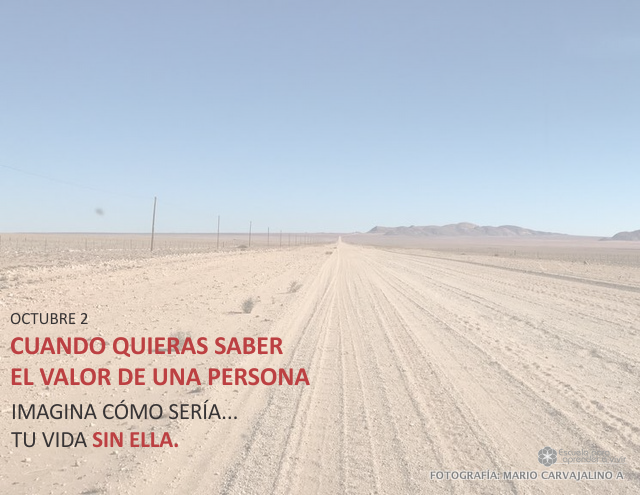 Cuando quieras saber el valor de una persona